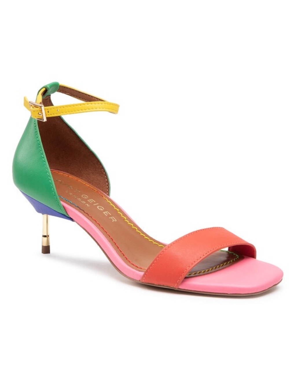 Kurt Geiger Birchin Multicolor Heel Sandal Shoe